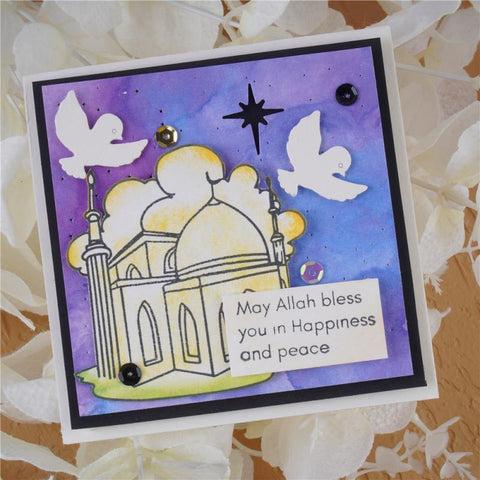 Inloveartshop Starry Sky Background Board Cutting Dies