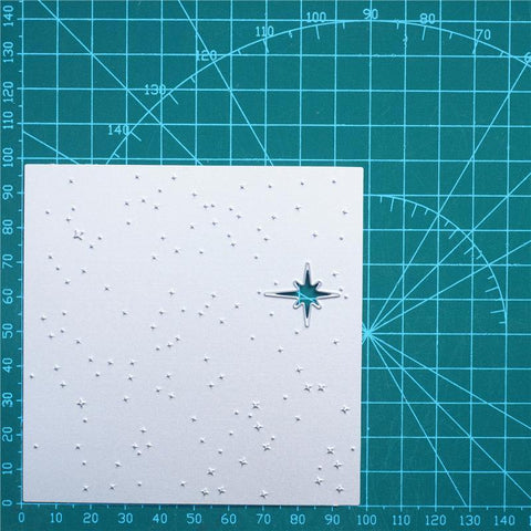 Inloveartshop Starry Sky Background Board Cutting Dies