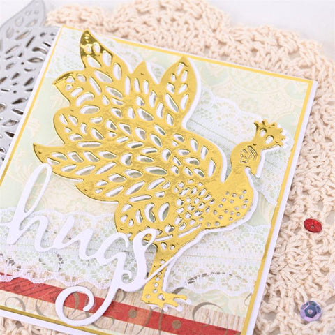 Inloveartshop Hollow Beautiful Peacock Cutting Dies
