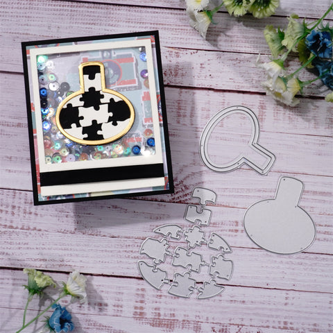 Inlovearts Chemical Experiment Bottle Puzzle Cutting Dies