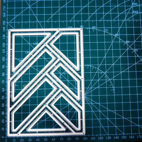 Inlovearts Splicing Rectangular Background Board Cutting Dies