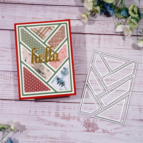 Inlovearts Splicing Rectangular Background Board Cutting Dies