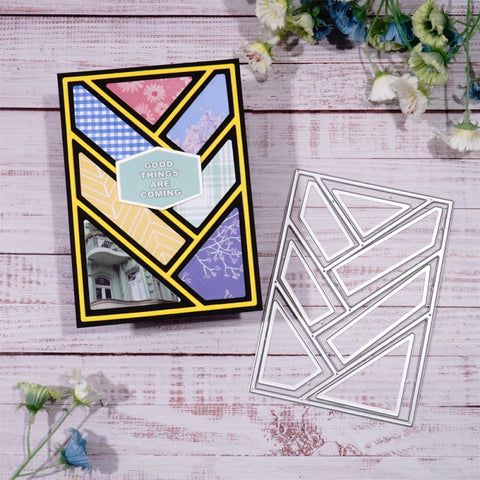 Inlovearts Splicing Rectangular Background Board Cutting Dies