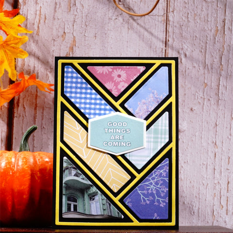 Inlovearts Splicing Rectangular Background Board Cutting Dies