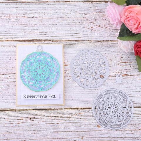 Inlovearts Round Background Cutting Dies