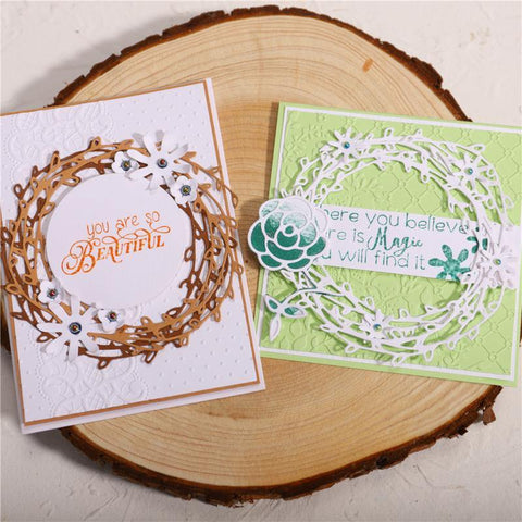 Willow Branches and Flower Dies - Inlovearts