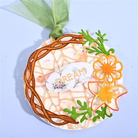 Roses Entangled Wreath Dies Set - Inlovearts