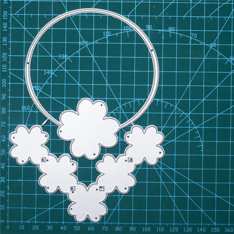 Four Leaf Clover Circle and Cornor Dies - Inlovearts
