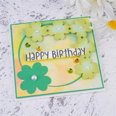 Four Leaf Clover Circle and Cornor Dies - Inlovearts