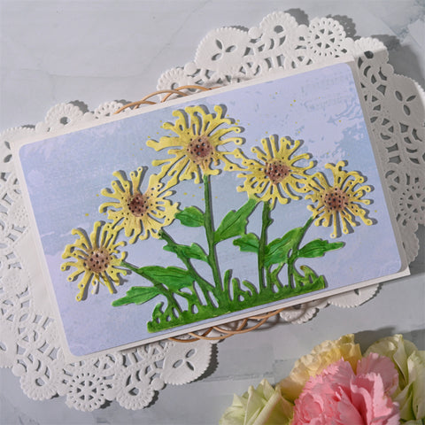Inlovearts Dandelion Metal Cutting Dies