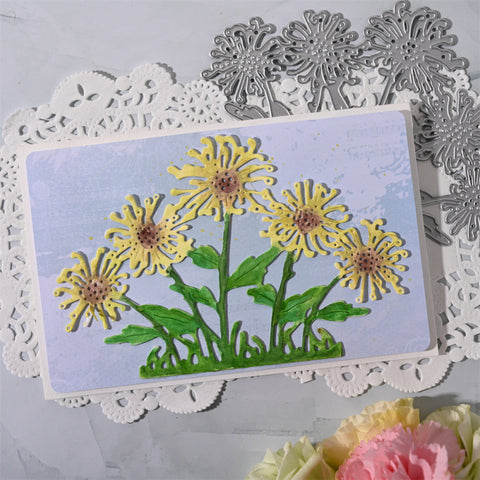 Inlovearts Dandelion Metal Cutting Dies