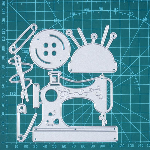 Inlovearts Needlework, Button, Paper Clip and Sewing Machine Cutting Dies