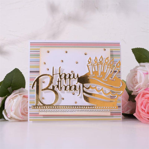 Inloveartshop "Happy Birthday" Cutting Dies