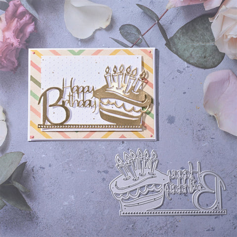 Inloveartshop "Happy Birthday" Cutting Dies