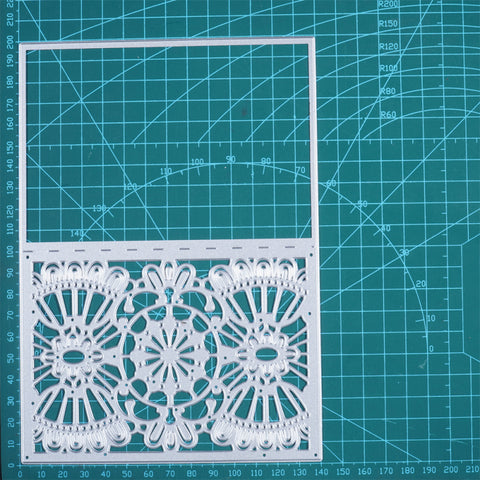 Inlovearts Symmetrical Flower Backgroud Board Cutting Dies
