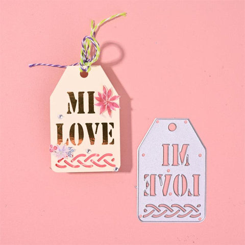 Inloveartshop 3Pcs Creative Valentines Theme Hollow Bookmark Cutting Dies
