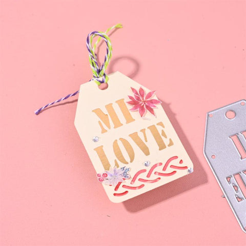 Inloveartshop 3Pcs Creative Valentines Theme Hollow Bookmark Cutting Dies
