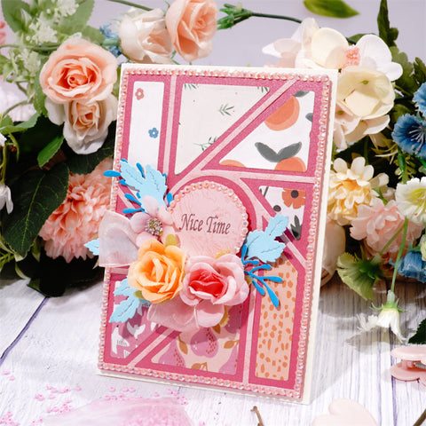 Inlovearts Circle and Geometry Shapes Background Cutting Dies