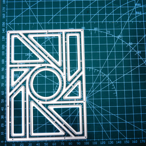 Inlovearts Circle and Geometry Shapes Background Cutting Dies