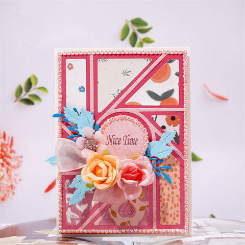 Inlovearts Circle and Geometry Shapes Background Cutting Dies