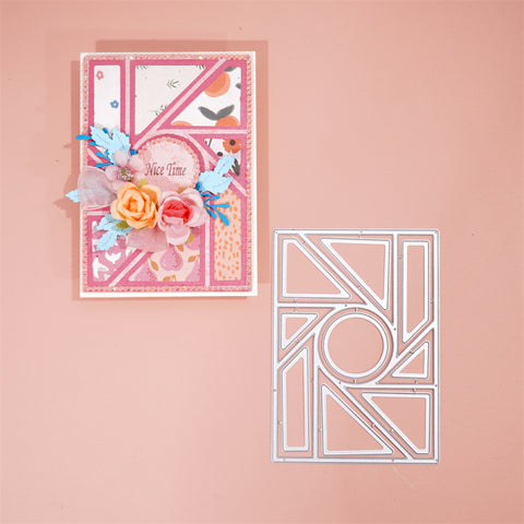 Inlovearts Circle and Geometry Shapes Background Cutting Dies
