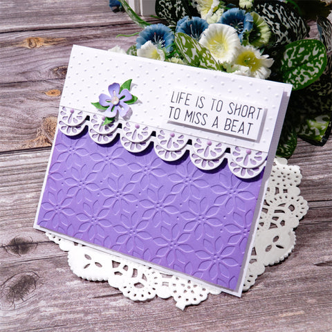Inlovearts 5pcs Lace Border Decor Dies