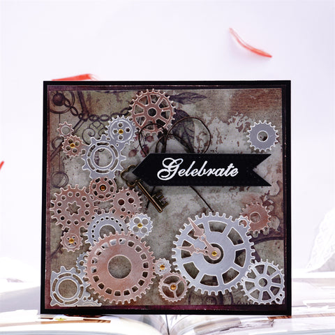 Inlovearts Gear Decor Dies Set