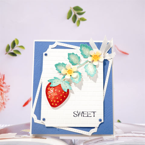 Inlovearts Strawberry Combined Cutting Dies
