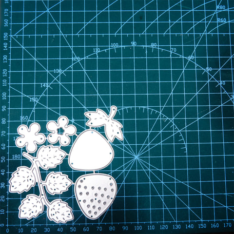 Inlovearts Strawberry Combined Cutting Dies
