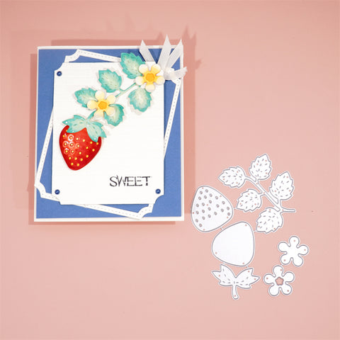 Inlovearts Strawberry Combined Cutting Dies