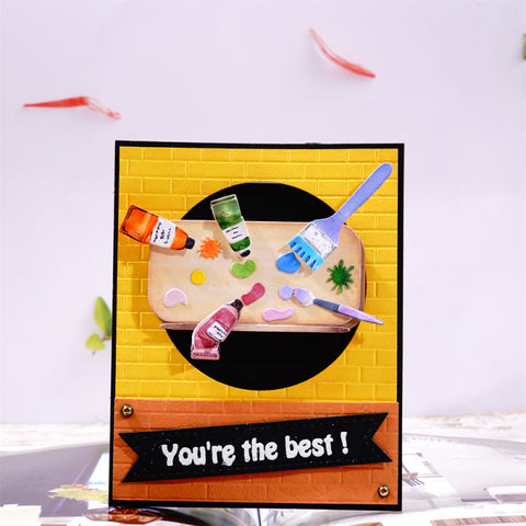 Inlovearts Painting Tool and Palette Cutting Dies