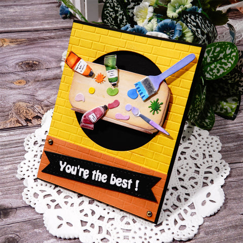 Inlovearts Painting Tool and Palette Cutting Dies