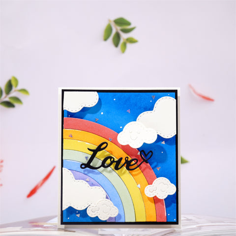 Inlovearts Rainbow Decor Cutting Dies