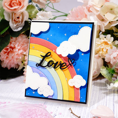 Inlovearts Rainbow Decor Cutting Dies