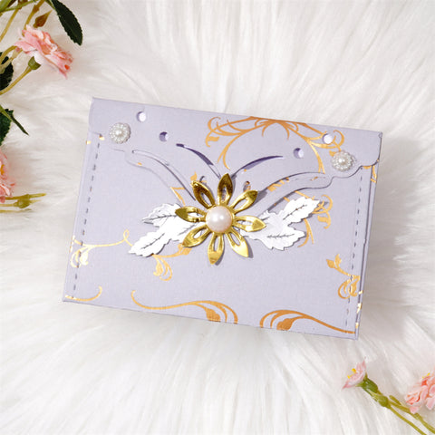 Inlovearts Flower Envelope and Letter Paper Cutting Dies