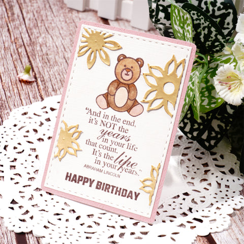 Inlovearts Flower Envelope and Letter Paper Cutting Dies