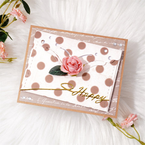 Inlovearts Flower Envelope and Letter Paper Cutting Dies