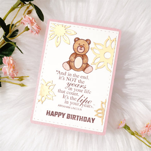 Inlovearts Flower Envelope and Letter Paper Cutting Dies