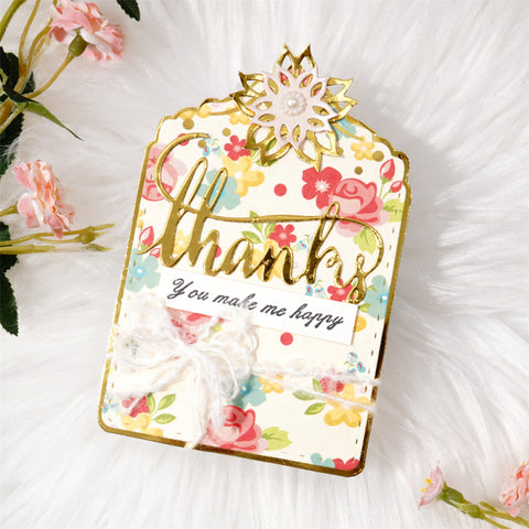 Inlovearts Flower Envelope and Letter Paper Cutting Dies