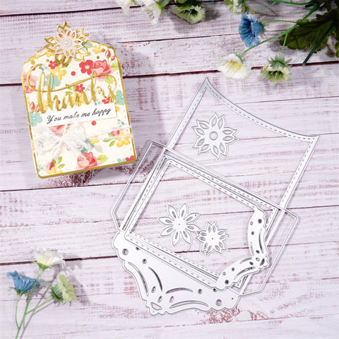 Inlovearts Flower Envelope and Letter Paper Cutting Dies
