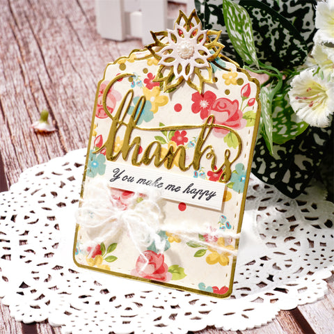 Inlovearts Flower Envelope and Letter Paper Cutting Dies