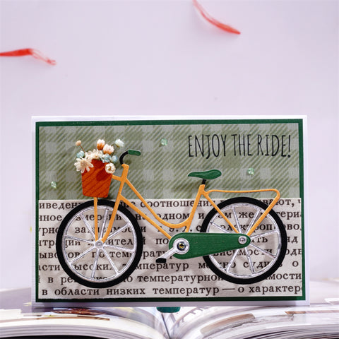 Inlovearts Bicycle Cutting Dies