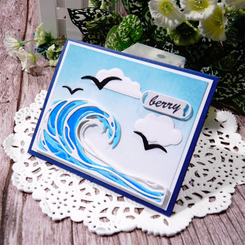 Inlovearts Stirring Waves Cutting Dies