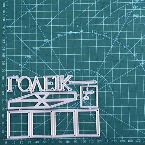 Inloveartshop "Love" Word Foldable Frame Metal Cutting Dies