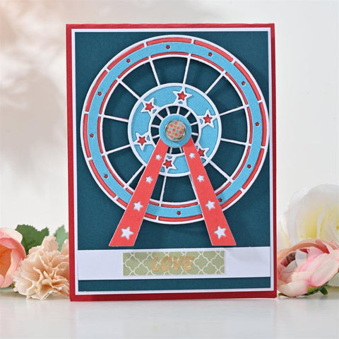 Inloveart Elegant Ferris Wheel Metal Cutting Dies