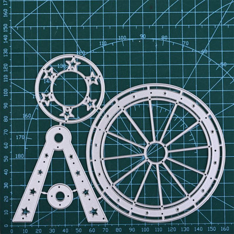 Inloveart Elegant Ferris Wheel Metal Cutting Dies