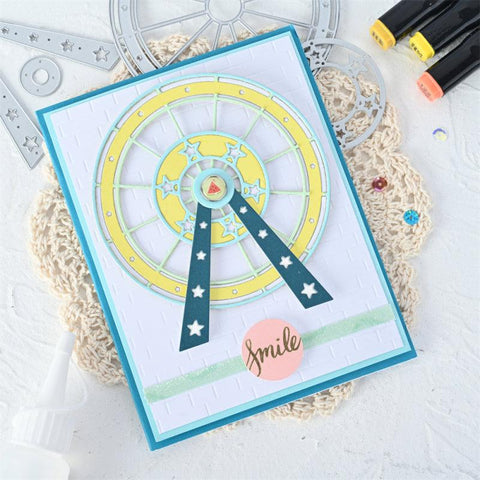 Inloveart Elegant Ferris Wheel Metal Cutting Dies