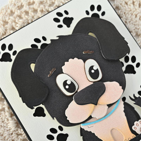 Inloveart Puppy Dog Metal Cutting Dies