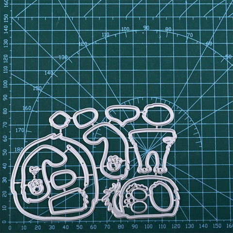Inloveart Puppy Dog Metal Cutting Dies