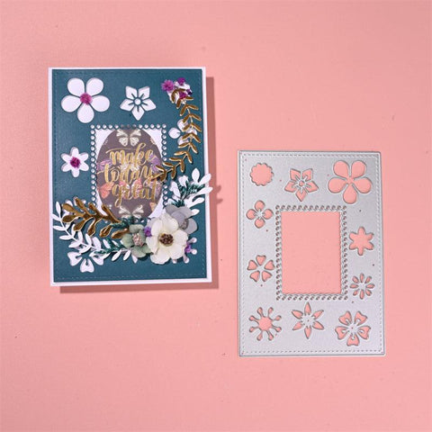 Inloveartshop Beautiful Flower Nature Background Board Cutting Dies